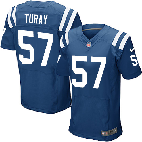 Nike Colts #57 Kemoko Turay Royal Blue Team Color Men's Stitched NFL Elite Jersey